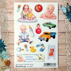 Набор наклеек А6 "Шалунишка. Детство" (ScrapMania)