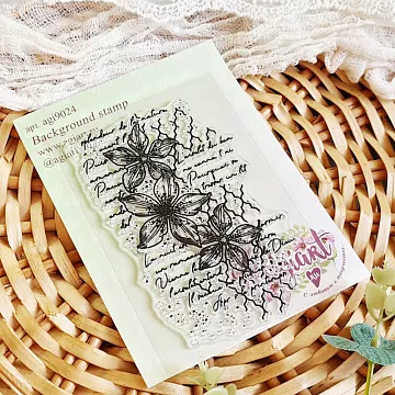 Штамп "Фоновый. Эльфийский узор", 10,9х6,8 см (AgiArt)