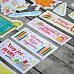 Набор высечек из бумаги "Школа", 27 шт (ScrapMania)