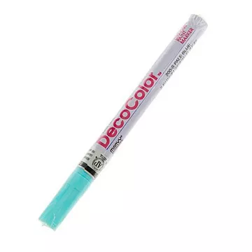 Маркер лаковый с круглым наконечником 1-2 мм, цвет светло-голубой (Marvy Uchida)