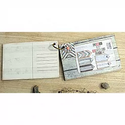 Набор деревянных украшений "Elements Wood. Открытки" (DoCrafts)