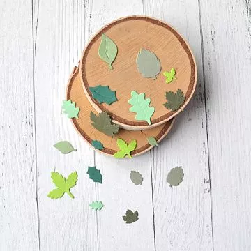 Набор вырубок "Листочки маленькие" (ScrapMania)