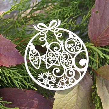 Чипборд "Шарик 2", 6,4х7,2 см (LeoMammy)