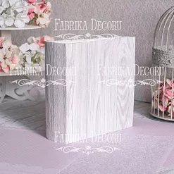 Заготовка для альбома 20х20 см "Светлый дуб с серебром" (Фабрика Декору)