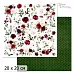 20х20 Бумага "Марсала. Дизайн 9" (ScrapMania)
