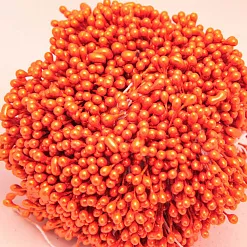 Набор тычинок "Капельки. Оранжевые", 160 шт (Китай)