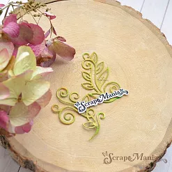 Нож "Растительные завитки. Кудрявые", 3,5х5 см (ScrapMania)