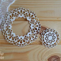 Набор украшений из чипборда "Салфетки" (Просто небо)