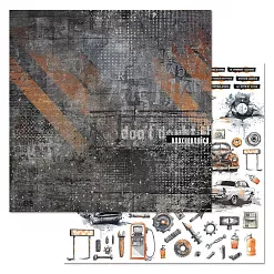 Бумага "Стальное сердце. Картинки" (ScrapMania)