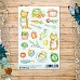 Набор наклеек А6 "Усатый поваренок. Будет вкусно" (ScrapMania)