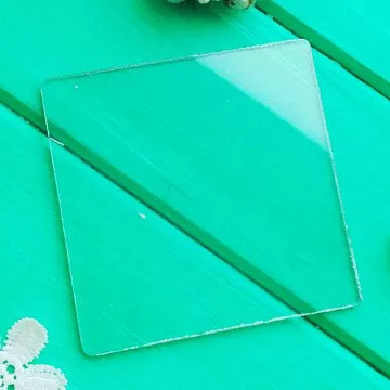 Набор прозрачных пластин 10х10 см для вырубных машинок, толщина 3 мм (Россия)