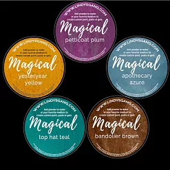 Набор сухих красок сияющих "Steampunk Soiree" (Lindy's)