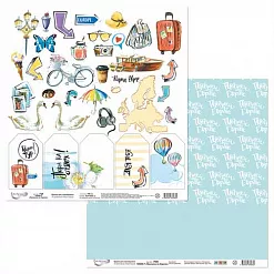 Бумага "Прогулки по Европе. Картинки" (Mr.Painter) Бумага "Прогулки по Европе. Картинки" (Mr.Painter)