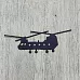 Нож "Военный вертолет", 7,5х2,7 см (ArtScrap)