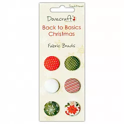 Набор тканевых брадсов "Новогодние традиции"(Dovecraft) Набор тканевых брадсов "Новогодние традиции"(Dovecraft)