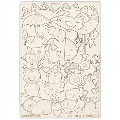 Набор украшений из чипборда "Солнечный зайчик 2" (Mr.Painter) Набор украшений из чипборда "Солнечный зайчик 2" (Mr.Painter)