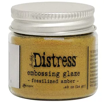 Пудра для эмбоссинга "Glaze. Fossilized amber" (Ranger)