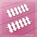 Чипборд "Забор", 2,8х7,3 см (СкрапМагия)