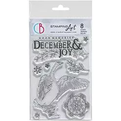 Штамп 10х15 см "December & Joy" (Ciao bella)