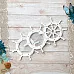Чипборд "Мой капитан. Шейкер. Штурвал большой" (ScrapMania)