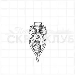 Штамп "Волчья шерсть", 2х5 см (Скрапклуб)