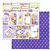 Набор бумаги 20х20 см "Время тюльпанов", 12 листов (ScrapMania)
