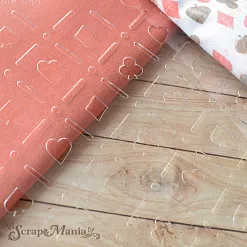 Трафарет 15х18 см "Алиса в сказке. Масти карт" (ScrapMania)