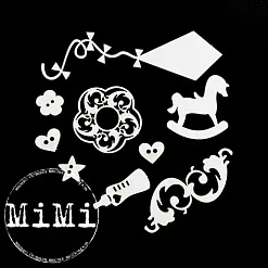 Набор украшений из чипборда "Малыш. Крошка" (MiMi Design) Набор украшений из чипборда "Малыш. Крошка" (MiMi Design)