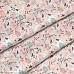 Отрез ткани 79х50 см "Птички с клетками" (Cotton)