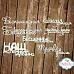 Набор украшений из чипборда "Фразы" (Chipboards)