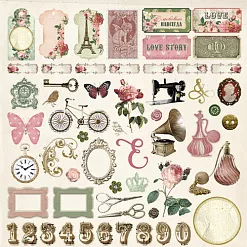 Бумага "Сад герцогини. Картинки" (ScrapMania)