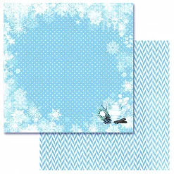 Набор бумаги 30,5х30,5 см "Эко-зима", 9 листов (ScrapMania)