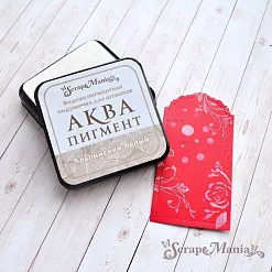 Штемпельная подушечка Альпийский белый, 7,5х7,5 см (ScrapMania) Штемпельная подушечка Альпийский белый, 7,5х7,5 см (ScrapMania)