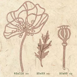 Набор ножей для вырубки "Маковое поле" (EcoPaper)