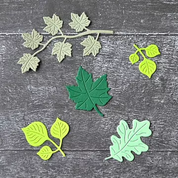 Набор вырубок "Листочки" (ScrapMania)