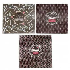 Набор бумаги 15х15 см "Меловые зарисовки", 6 листов (АртУзор)