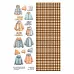 Лист с картинками 10х30 см "Снежинки-мандаринки. Утепляемся" (ScrapMania)