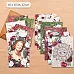 Набор готовых открыток А6 в конверте "Марсала", 12 шт (ScrapMania)