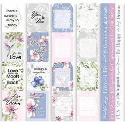 Набор карточек "Tender orchid" на английском и русском (Фабрика Декору)