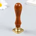 Печать для сургуча с деревянной ручкой "Старинные часы", 2,5 см