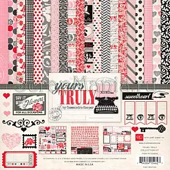 Набор бумаги 30х30 см  "Искренне ваш" (Echo Park)