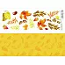 Лист с картинками 10х30 см "Осенние листья" (ScrapMania)