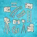 Чипборд "Старинные фотоаппараты", 3х7 см (CraftStory)