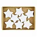 Набор украшений "Белые звёздочки", 8 шт (ScrapBerry's)