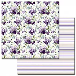 Бумага "Этника. Лиловое сияние. Гармония" (ScrapMania)