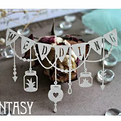 Чипборд "Свадебная растяжка 982", 8,2х11 см (Fantasy) Чипборд "Свадебная растяжка 982", 8,2х11 см (Fantasy)