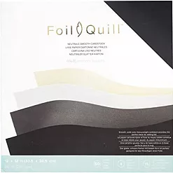 Набор текстурированного кардстока 30х30 см "Foil Quill. Neutrals", 60 листов (Core'dinations)