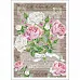 Тканевая карточка "Цветочная нежность. Розы" (ScrapMania)