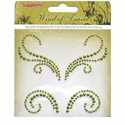 Наклейки из жемчужин "Ветер странствий 2" (ScrapBerry's)