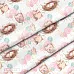 Отрез ткани 79х50 см "Совы с гнёздами" (Cotton)